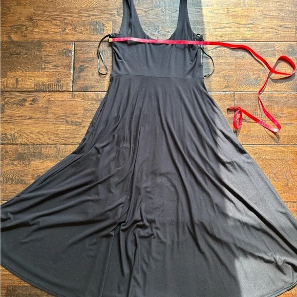 Athleta black Santorini midi dress NWOT size medium - Picture 4 of 13